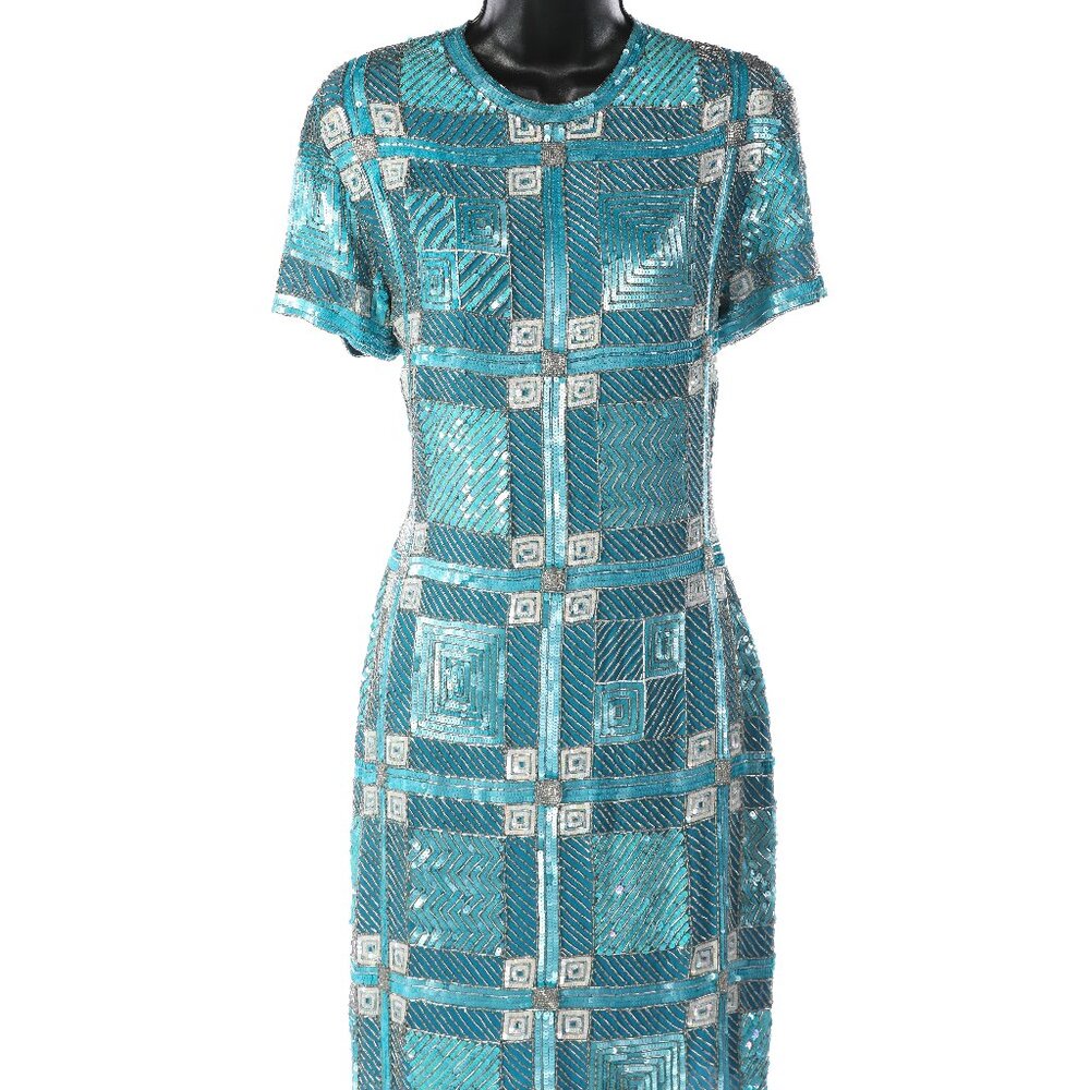 Naeem Khan Riazee Knee-length Beaded Dress